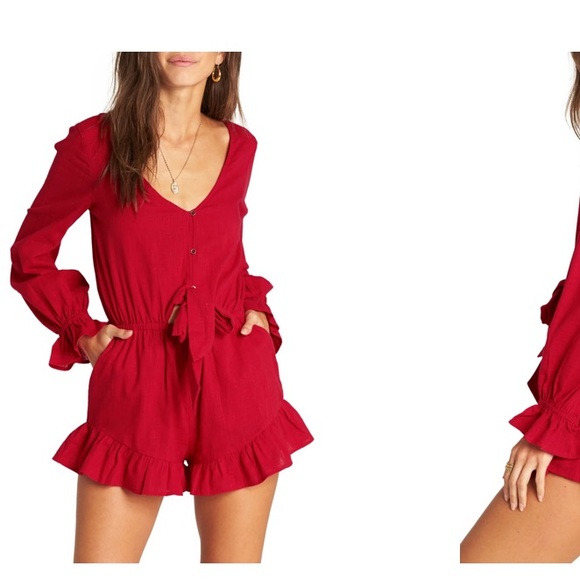 Billabong Tops - Red Nordstrom romper